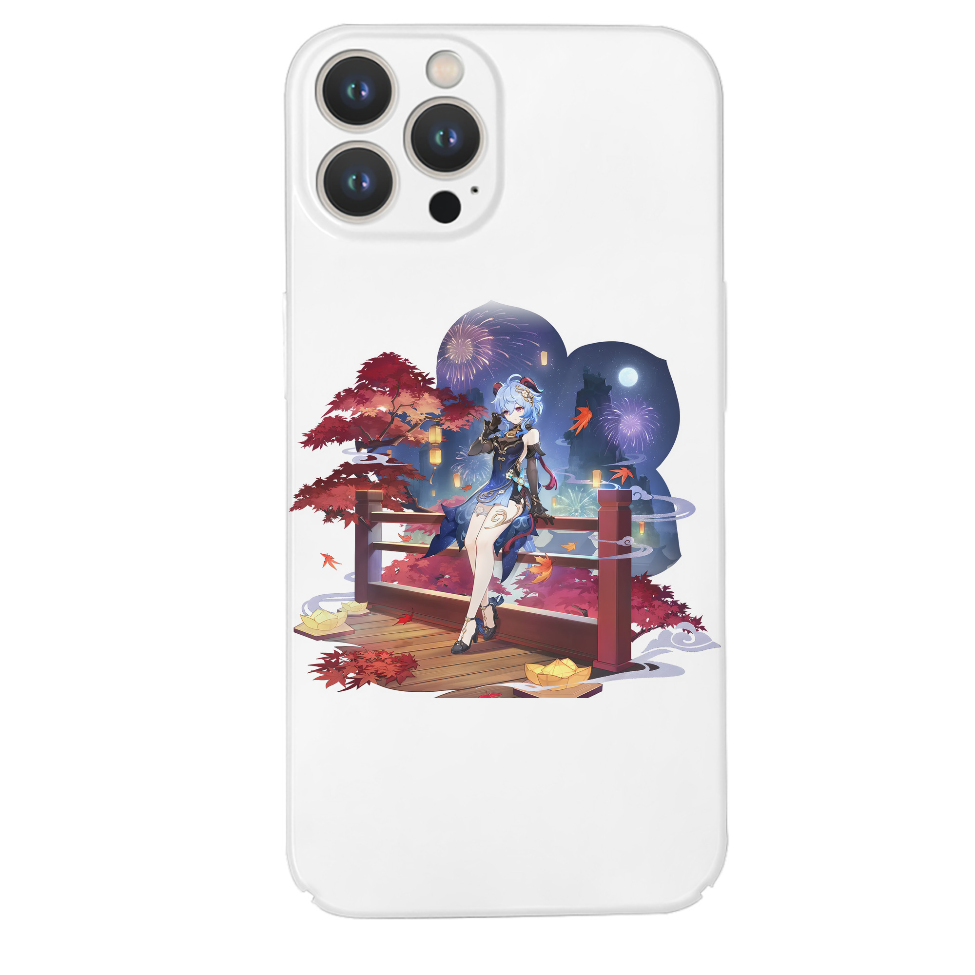 げんし神 甘雨 かんう genshin Ganyu 【iPhone 14シリーズ対応】ハードケース